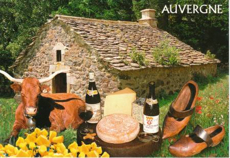 L'Auvergne Pittoresque... Vieux Burons et Fromages d'Auvergne.